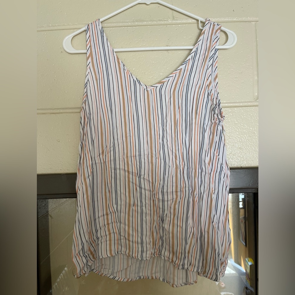 Mainstream Boutique Striped Tank Top Size M